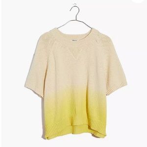 Madewell Dip Dye Raglan Sweater Tee